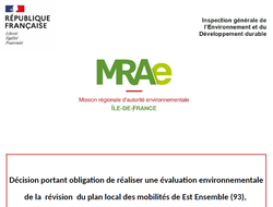 MRAE environnement